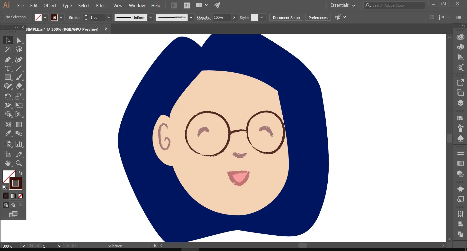 All vector strokes have been converted into brush strokes.